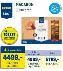 Metro Metro Chef Macaron ajánlat