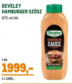 Metro Develey hamburger szósz ajánlat