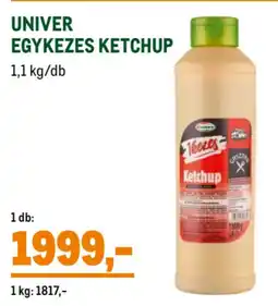 Metro Univer egykezes ketchup ajánlat