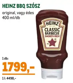 Metro Heinz BBQ szósz ajánlat