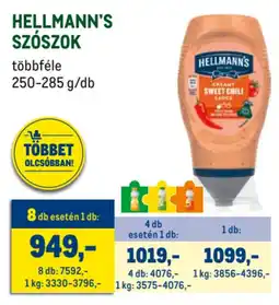 Hellmann's szószok