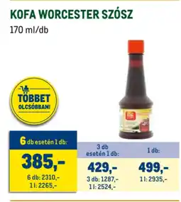 Kofa worcester szósz