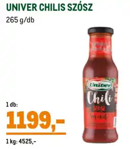 Metro Univer chilis szósz ajánlat