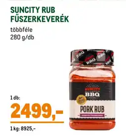 Metro Suncity rub fűszerkeverék ajánlat