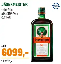 Metro Jägermeister ajánlat
