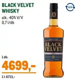 Metro Black Velvet Whisky ajánlat