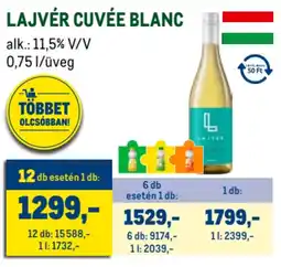Metro Lajvér Cuvée Blanc ajánlat