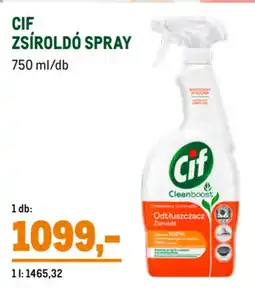 Metro Cif zsíroldó spray ajánlat