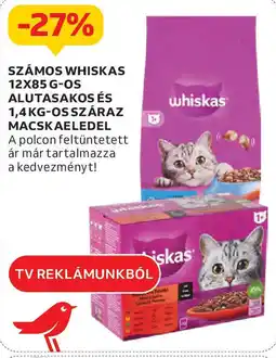 Auchan Whiskas macskaeledel ajánlat