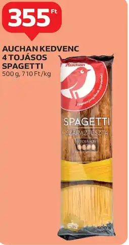 Auchan Auchan Kedvenc 4 tojásos spagetti ajánlat