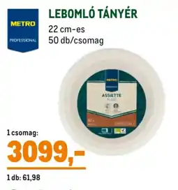 Metro Metro Professional Lebomló tányér ajánlat
