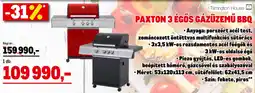 Metro Tarrington House Paxton 3 égős gázüzemű BBQ ajánlat