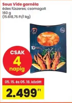 Sous Vide garnéla