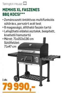Metro Tarrington House Memhis XL faszenes BBQ kocsi ajánlat