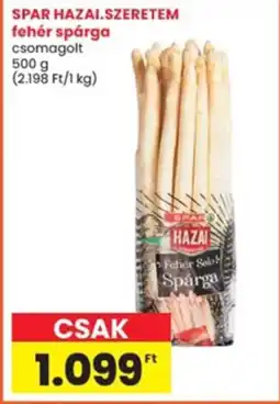 Interspar Spar hazai.szeretem fehér spárga ajánlat