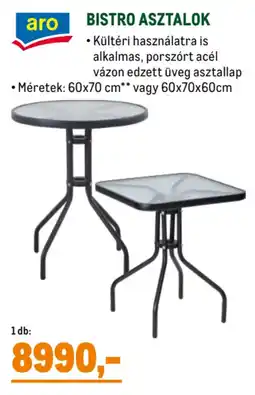 Metro Aro Bistro asztalok ajánlat