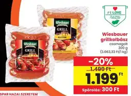 Interspar Wiesbauer grillkolbász ajánlat