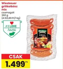 Interspar Wiesbauer grillkolbász mix ajánlat