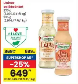 Interspar Univer salátaöntet ajánlat
