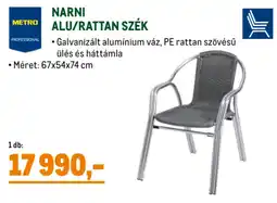 Metro Metro Professional Narni Alu / Rattan szék ajánlat