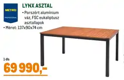 Metro Metro Professional Lynx asztal ajánlat