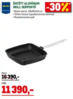 Metro Metro Professional öntött alumínium grill serpenyő ajánlat