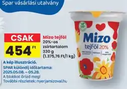 Interspar Mizo tejföl ajánlat