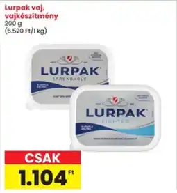 Interspar Lurpak vaj, vajkészítmény ajánlat