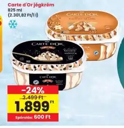 Interspar Carte d'Or jégkrém ajánlat