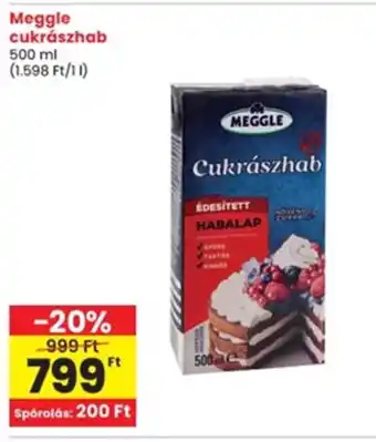Interspar Meggle cukrászhab ajánlat
