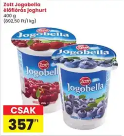 Interspar Zott Jogobella élőflórás joghurt ajánlat