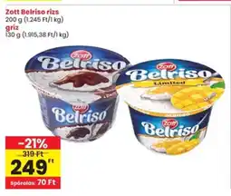 Interspar Zott Belriso rizs stb. ajánlat