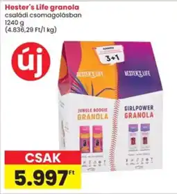 Interspar Hester's Life granola ajánlat