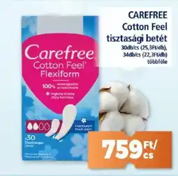 Carefree Cotton Feel tisztasági betét