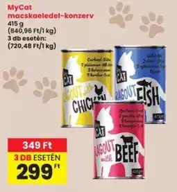 Interspar MyCat macskaeledel-konzerv ajánlat