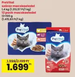 Interspar PreVital száraz macskaeledel stb. ajánlat