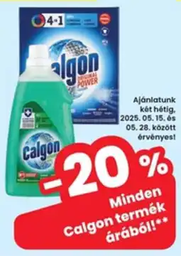 Interspar Minden Calgon termék árából! ajánlat