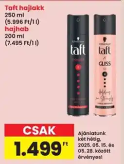 Interspar Taft hajlakk, hajhab ajánlat
