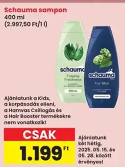 Interspar Schauma sampon ajánlat