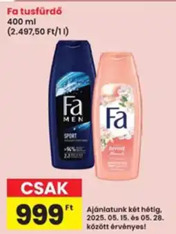 Interspar Fa tusfürdő ajánlat