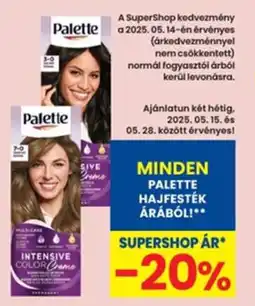 Interspar Minden Palette hajfesték árából! ajánlat