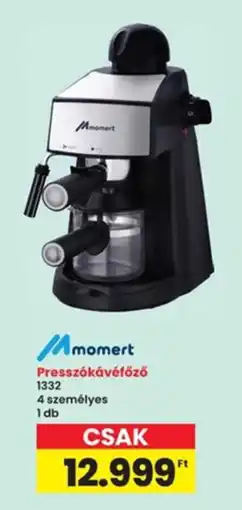 Interspar Mmomert Presszókávéfőző ajánlat