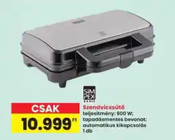 Interspar Szendvicssütő ajánlat