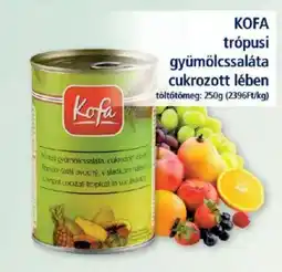 Kofa trópusi gyümölcssaláta cukrozott lében
