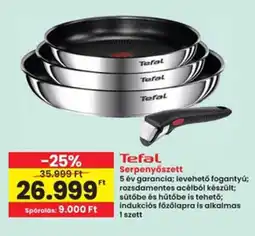 Interspar Tefal Serpenyőszett ajánlat
