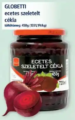 GLOBETTI ecetes szeletelt cékla