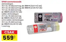 Interspar Spar szemeteszsák ajánlat