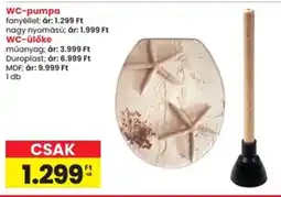 Interspar WC-pumpa, WC-ülőke ajánlat