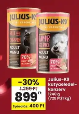 Interspar Julius-K9 kutyaeledel- konzerv ajánlat