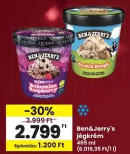 Interspar Ben & Jerry's jégkrém ajánlat